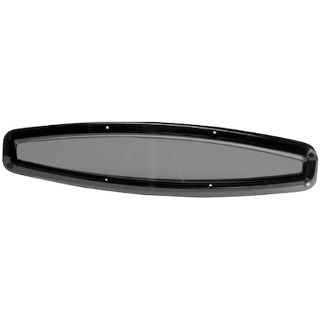 Beckson Marine Newport Oval Flex-Port, Smoked Lens, Black Trim Ring PF100SB